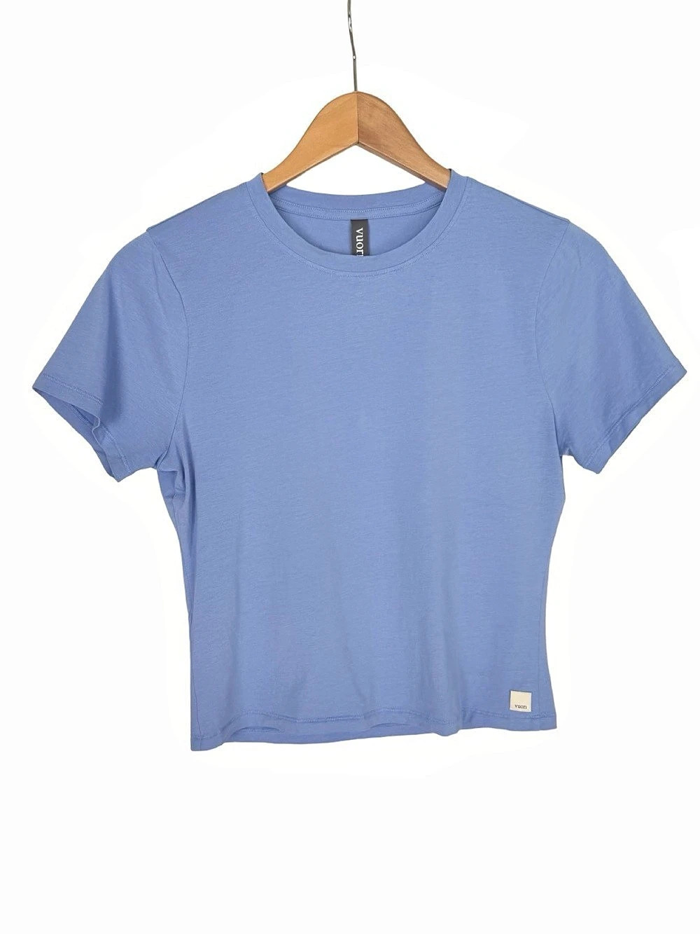 Vuori Short Sleeve Lux Tee Periwinkle Size Medium Women’s EUC